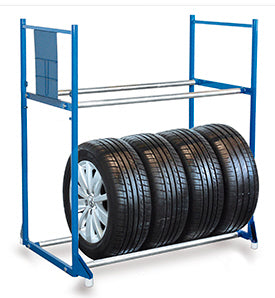 VARIOfit Basis-Reifenregal und Reifenwagen, sw-646.003/sw-646.004