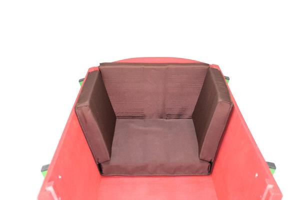Bollerwagen Sitzkissen Braun