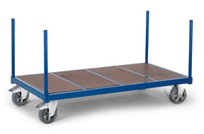 ROLLCART Rungenwagen mit Holzboden 1200 kg Tragkraft 021238 021240 021242