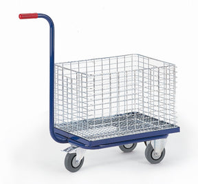 ROLLCART Dreiradgriffroller für Drahtkorb/Eurokasten, 200 kg, Tragkraft, 048132 048133