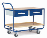 ROLLCART Montagewagen mit zwei Schubladen, 300 kg Tragkraft, 06-7146