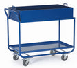 ROLLCART Tischwagen mit Blechwannen, 300 kg Tragkraft, 06-7156