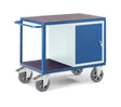 ROLLCART Schwerlast-Werkstattwagen mit Stahlschrank, 1000 kg Tragkraft, 07-4306/S