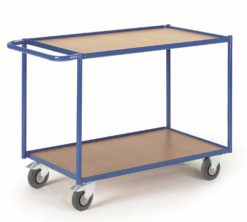 ROLLCART Tischwagen mit zwei Etagen, 300 kg Tragkraft, 087423 087424