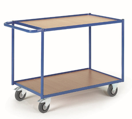 ROLLCART Tischwagen mit zwei Etagen, 300 kg Tragkraft, 087423 087424
