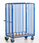 ROLLCART Paketwagen, zwei Längswände, 600 kg Tragkraft, 087641 087642