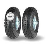 Frosal Ersatzrad Transportwagen 16 mm Achse Silber 4.10 / 3,50 - 4 2 Stück