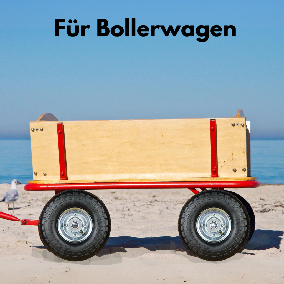 Frosal Ersatzrad Transportwagen 16 mm Achse Silber 4.10 / 3,50 - 4