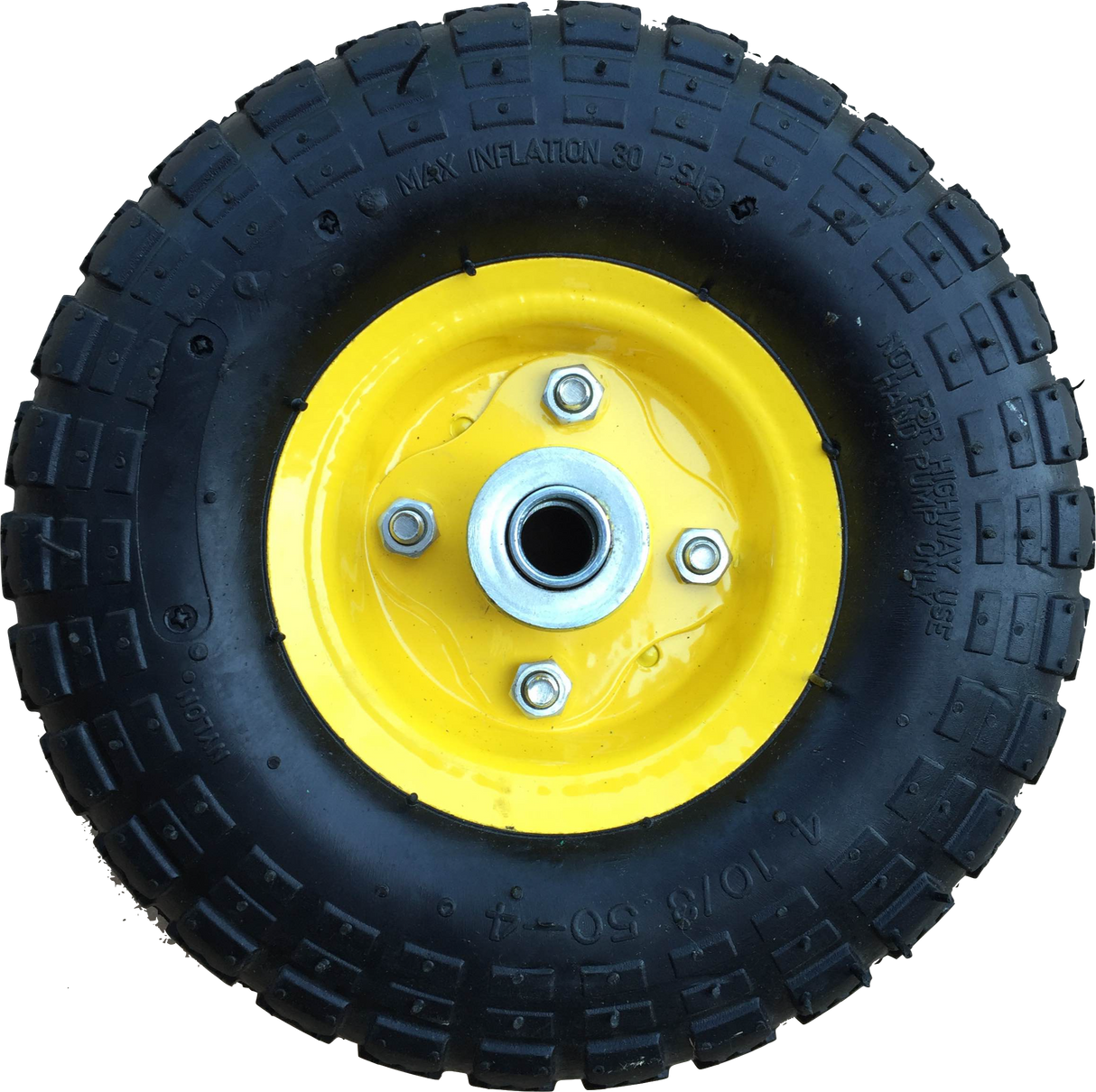 Ersatzrad Transportwagen 16 mm Achse Gelb 4.10 / 3,50 - 4