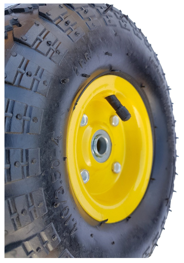 Ersatzrad Transportwagen 16 mm Achse Gelb 4.10 / 3,50 - 4