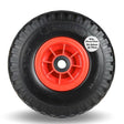Frosal Ersatzrad - PU Rad Nabe 20mm/75mm für Bollerwagen oder Sackkarre pannensicher