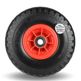 Frosal Ersatzrad - PU Rad Nabe 20mm/75mm für Bollerwagen oder Sackkarre pannensicher