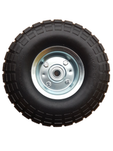 Frosal Ersatzrad pannensicher Transportwagen 16 mm Achse Silber 4.10 / 3,50 - 4