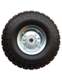 Frosal Ersatzrad pannensicher Transportwagen 16 mm Achse Silber 4.10 / 3,50 - 4