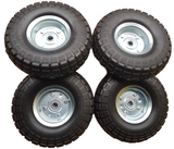 Frosal Ersatzrad pannensicher Transportwagen 16 mm Achse Silber 4.10 / 3,50 - 4