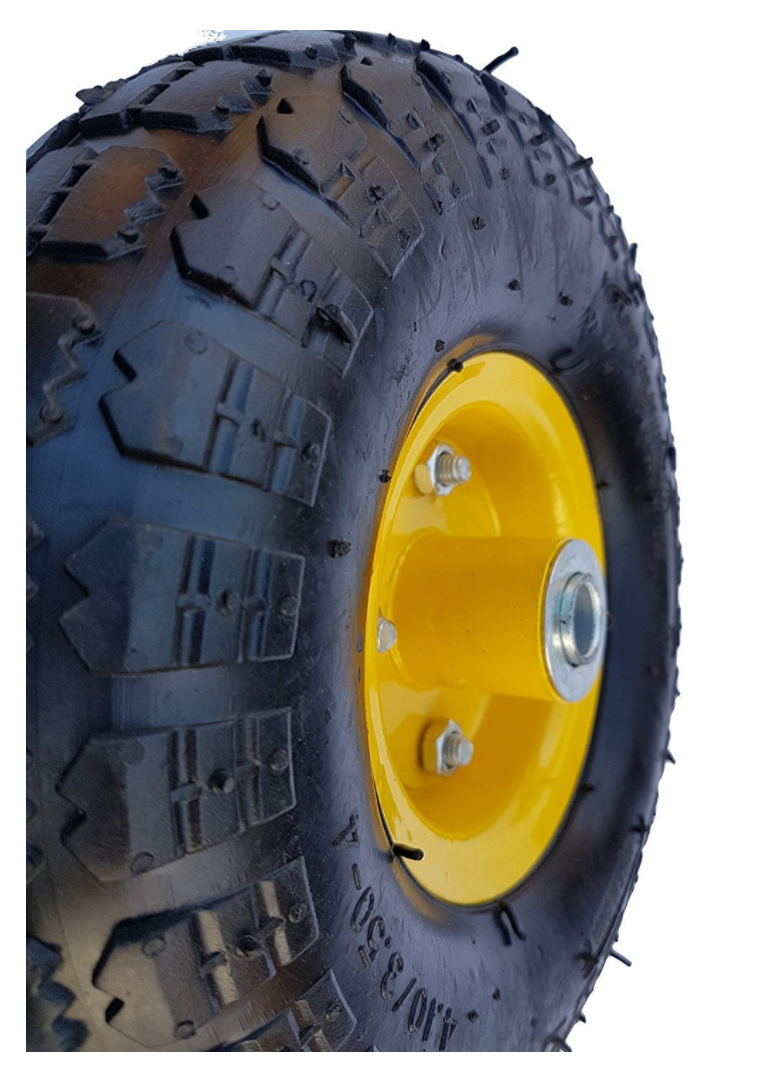 Frosal Ersatzrad Transportwagen pannensicher 16 mm Achse Gelb 4.10 / 3,50