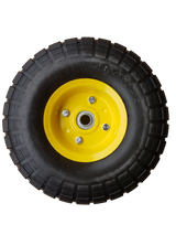 Frosal Ersatzrad Transportwagen pannensicher 16 mm Achse Gelb 4.10 / 3,50