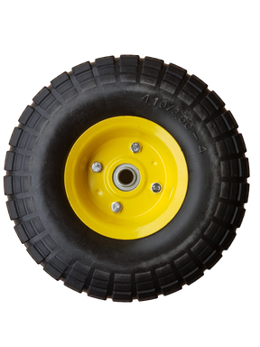 Frosal Ersatzrad Transportwagen pannensicher 16 mm Achse Gelb 4.10 / 3,50 1 Stück