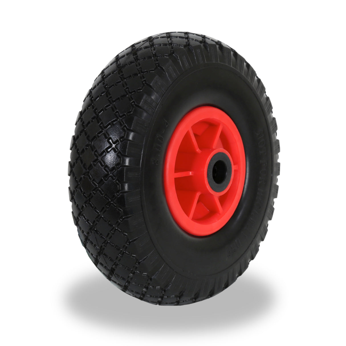 FROSAL Sackkarrenrad - PU Rad Nabe 20mm/60mm für Bollerwagen oder Sackkarre Vollgummi