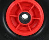 FROSAL Sackkarrenrad - PU Rad Nabe 20mm/60mm für Bollerwagen oder Sackkarre Vollgummi