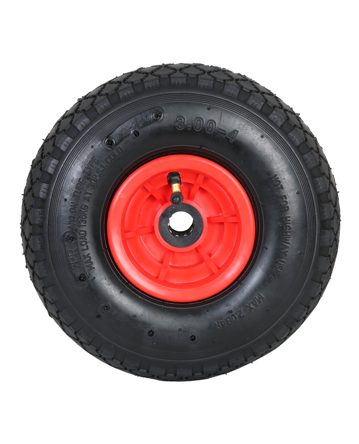 FROSAL Ersatzrad - Rad Nabe 20mm/60mm für Bollerwagen oder Sackkarre