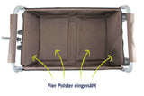 Beachtrekker LiFe faltbar braun mit Bremse