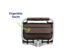 Beachtrekker LiFe faltbar braun mit Bremse