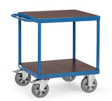 Fetra 12497 schwerer Tischwagen, quadratische Ladefläche