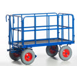 ROLLCART Handpritschenwagen mit Rohrgitterwänden, 700 kg, 1545101 1545102 1545121 1545122