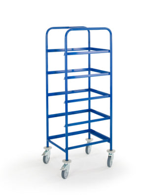 ROLLCART Kommissionierwagen mit fünf Ladeflächen, 150 kg Tragkraft, 16-4400