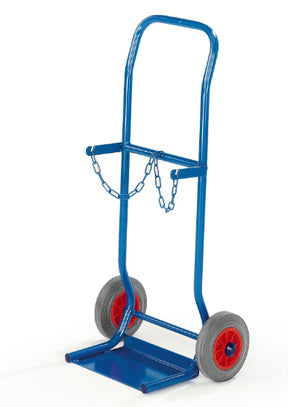 ROLLCART Stahlflaschenkarre, 2x 10 Liter-Flaschen, 179696 179797