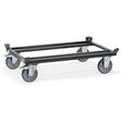 Fetra 23799 23800 23801 23802 ESD-Paletten-Fahrgestell für Flachpaletten und Gitterboxen, 750 kg