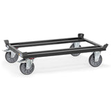 Fetra 23799 23800 23801 23802 ESD-Paletten-Fahrgestell für Flachpaletten und Gitterboxen, 750 kg