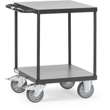 Fetra 2496 7016 Schwere Tischwagen "GREY EDITION" 500 kg, mit quadratischer Ladefläche