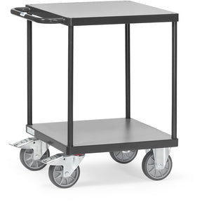 Fetra 2496 7016 Schwere Tischwagen "GREY EDITION" 500 kg, mit quadratischer Ladefläche