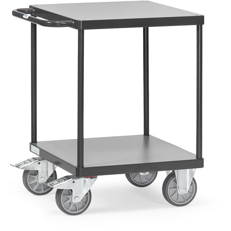 Fetra 2496 7016 Schwere Tischwagen "GREY EDITION" 500 kg, mit quadratischer Ladefläche