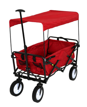 FROSAL Bollerwagen Lars faltbar mit Dach