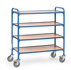 Fetra 32940 Beistellwagen mit vier Böden aus Holz