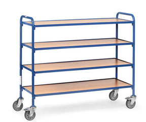 Fetra 32950 Beistellwagen mit vier Böden aus Holz