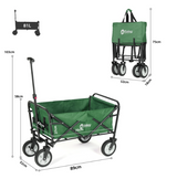 Sekey faltbarer Bollerwagen in Grün