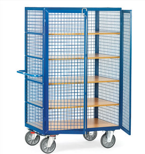 Fetra 4392/4393 Kastenwagen mit Doppelflügeltür, Stangenverschluss und Totalstop