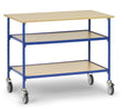 Fetra 5862 Rolltisch mit drei Böden aus Holz