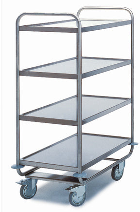 ROLLCART Schwerer Tischwagen vier Etagen, 621199 621211