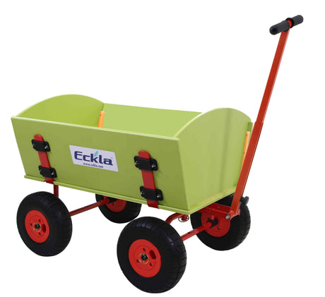 Luftbereifter Eckla Easy Trailer mit Kunststoffaufbau wetterfest- zerlegbar