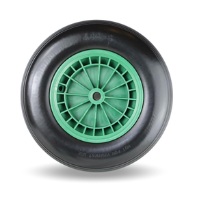 FROSAL PU Schubkarrenrad 400 pannensicher | Rad Vollgummi Schubkarre | Ersatzrad 4.80/4.00-8 Kunstst ohne Achse