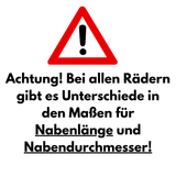 FROSAL Ersatzrad - PU Rad Nabe 16mm/50mm für Bollerwagen oder Sackkarre pannensicher