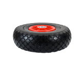 FROSAL Ersatzrad - PU Rad Nabe 16mm/50mm für Bollerwagen oder Sackkarre pannensicher