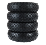 FROSAL Ersatzrad - PU Rad Nabe 16mm/50mm für Bollerwagen oder Sackkarre pannensicher