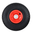 FROSAL Ersatzrad - PU Rad Nabe 16mm/50mm für Bollerwagen oder Sackkarre pannensicher