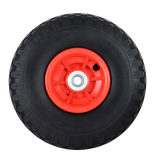 FROSAL Ersatzrad - PU Rad Nabe 16mm/50mm für Bollerwagen oder Sackkarre pannensicher
